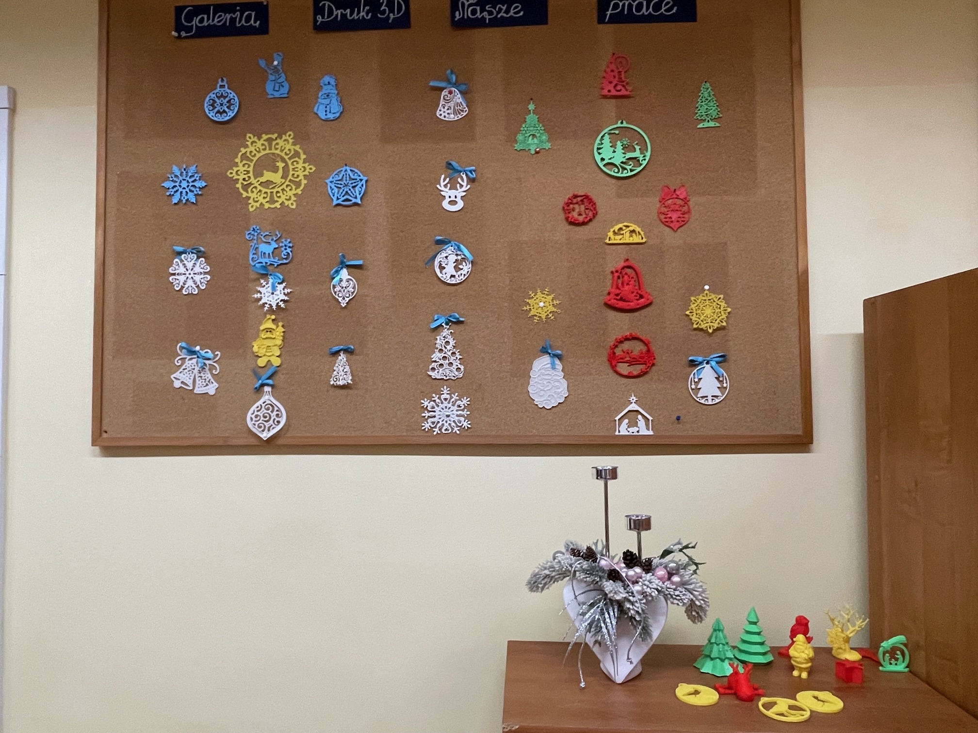 gazetka szkolna ukazująca galerie druku 3d