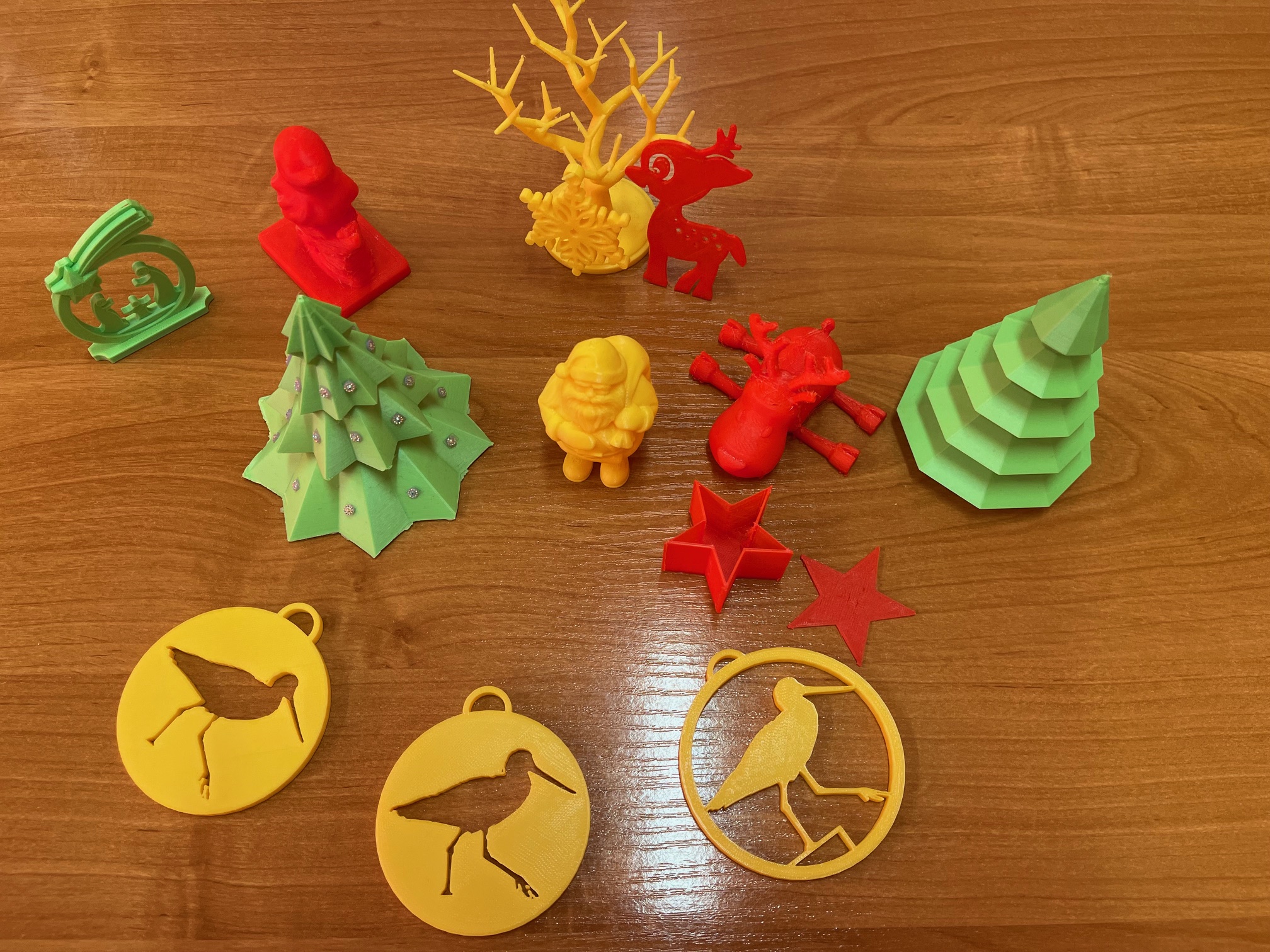 świąteczne wydruki 3d